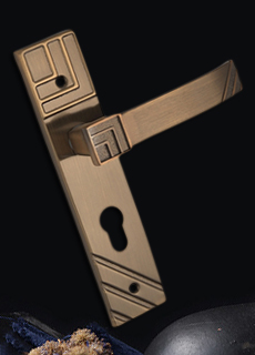 Iron plate aluminum handle locks series